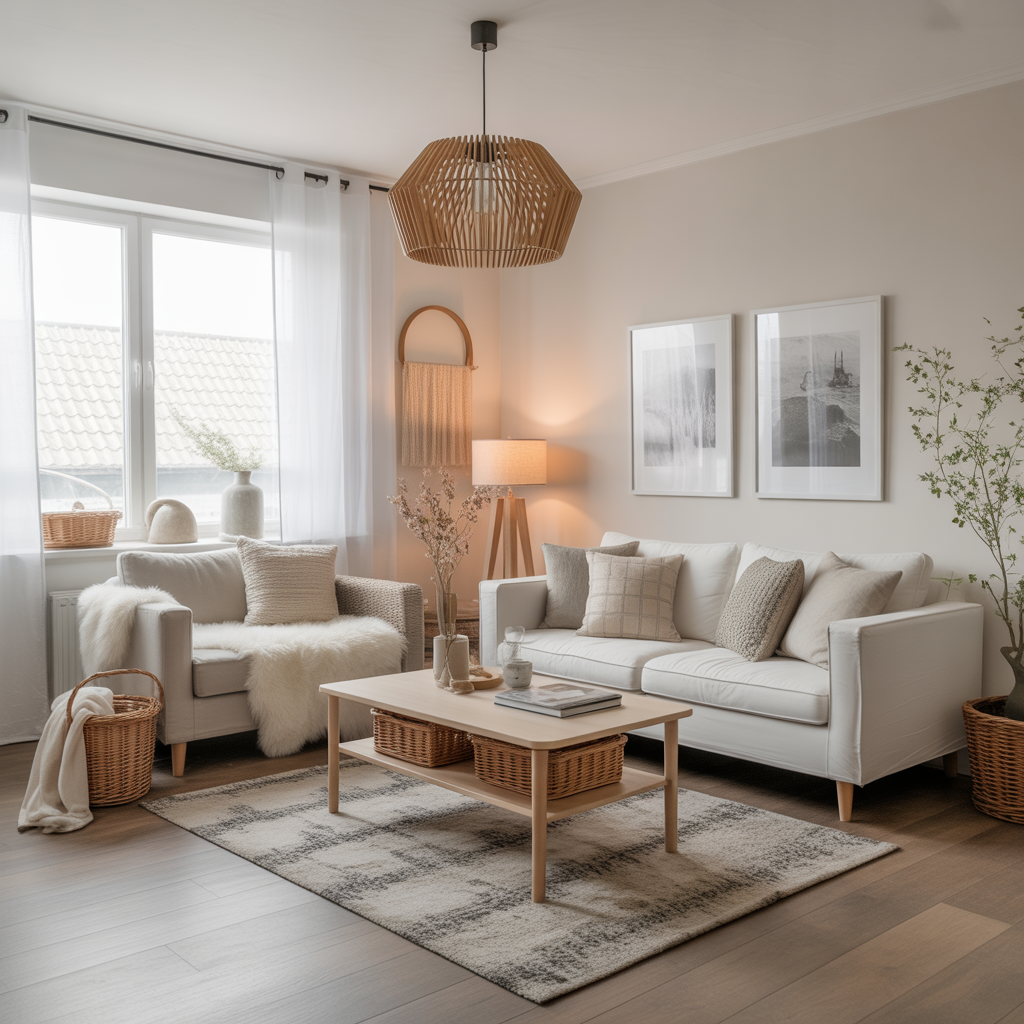 Living Room Conversation Pits: 20 Inspiring Ideas for Social Spaces 13 Scandinavian-Inspired Simplicity