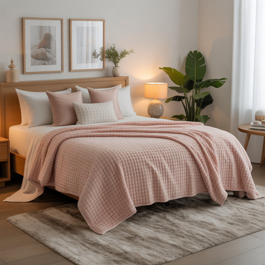 Cozy Winter Bedroom: 20 Beautiful Ideas to Create Warmth and Comfort 15 Heated Blankets and Bedding