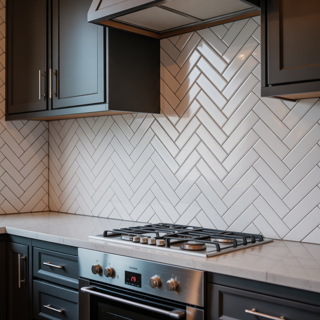 Herringbone Tile Layout
