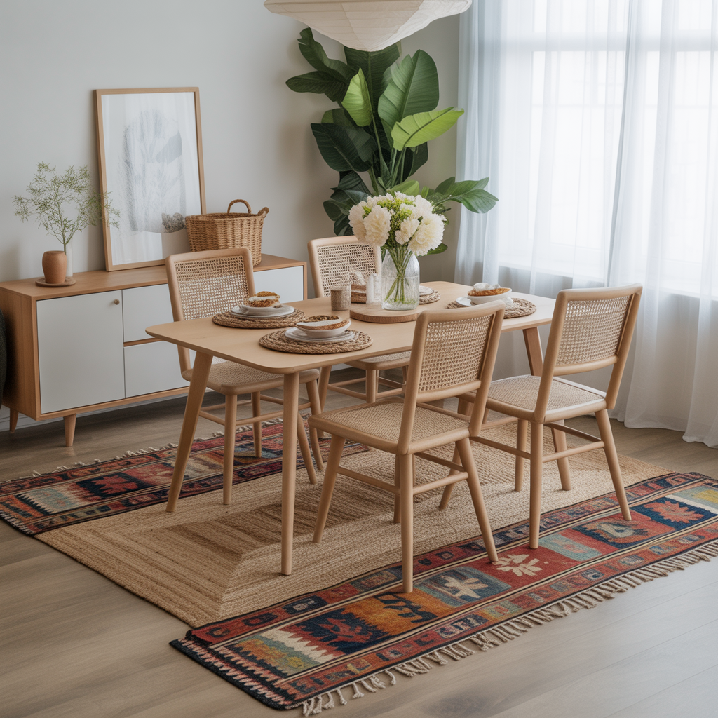 Layer Rugs for Cozy Character