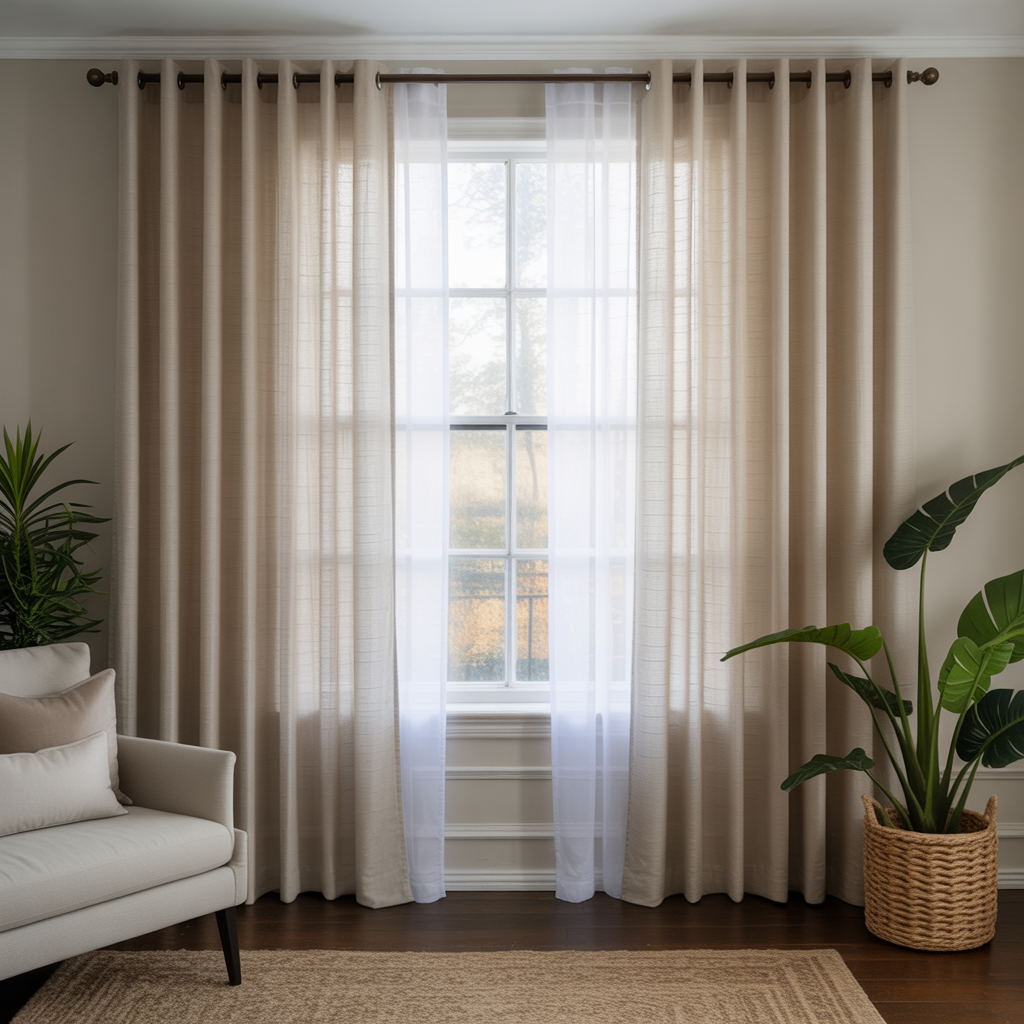 Cozy Winter Bedroom: 20 Beautiful Ideas to Create Warmth and Comfort 19 Layered Window Treatments