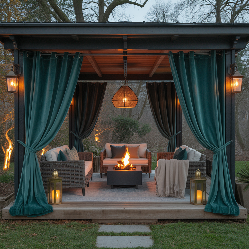 Luxurious Velvet for Cold Weather Patios