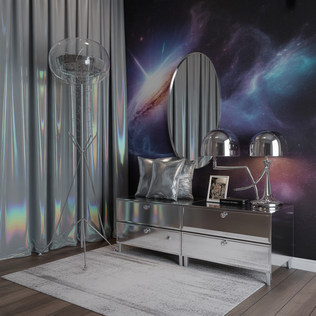 Metallic and Iridescent Accents