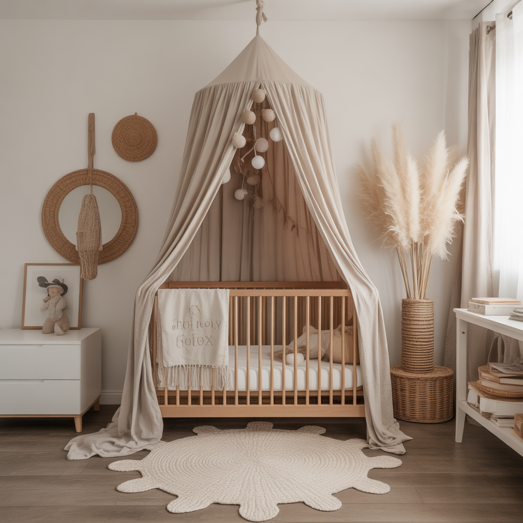 Neutral Canopy for a Dreamy Look