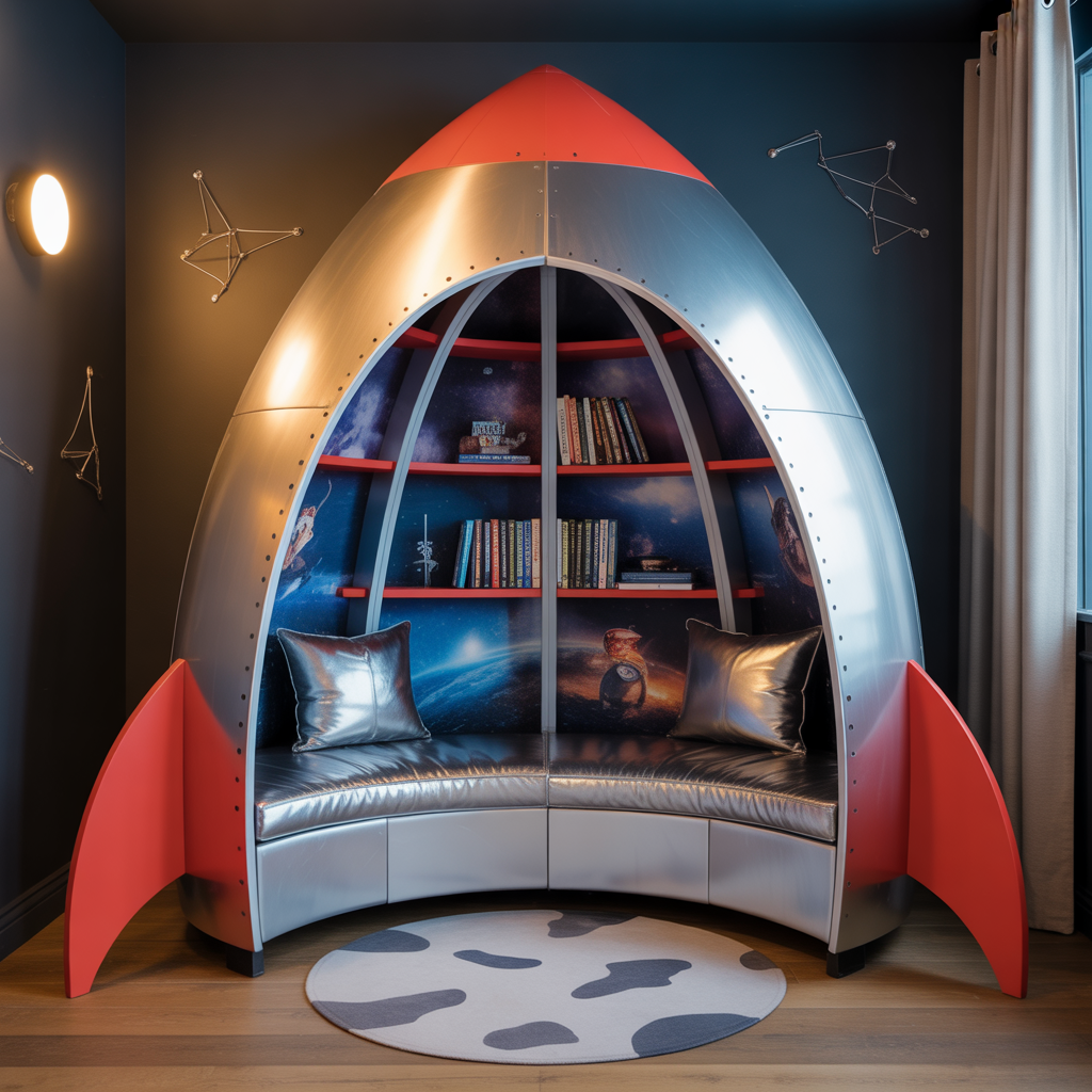 Rocket Ship Reading Nook