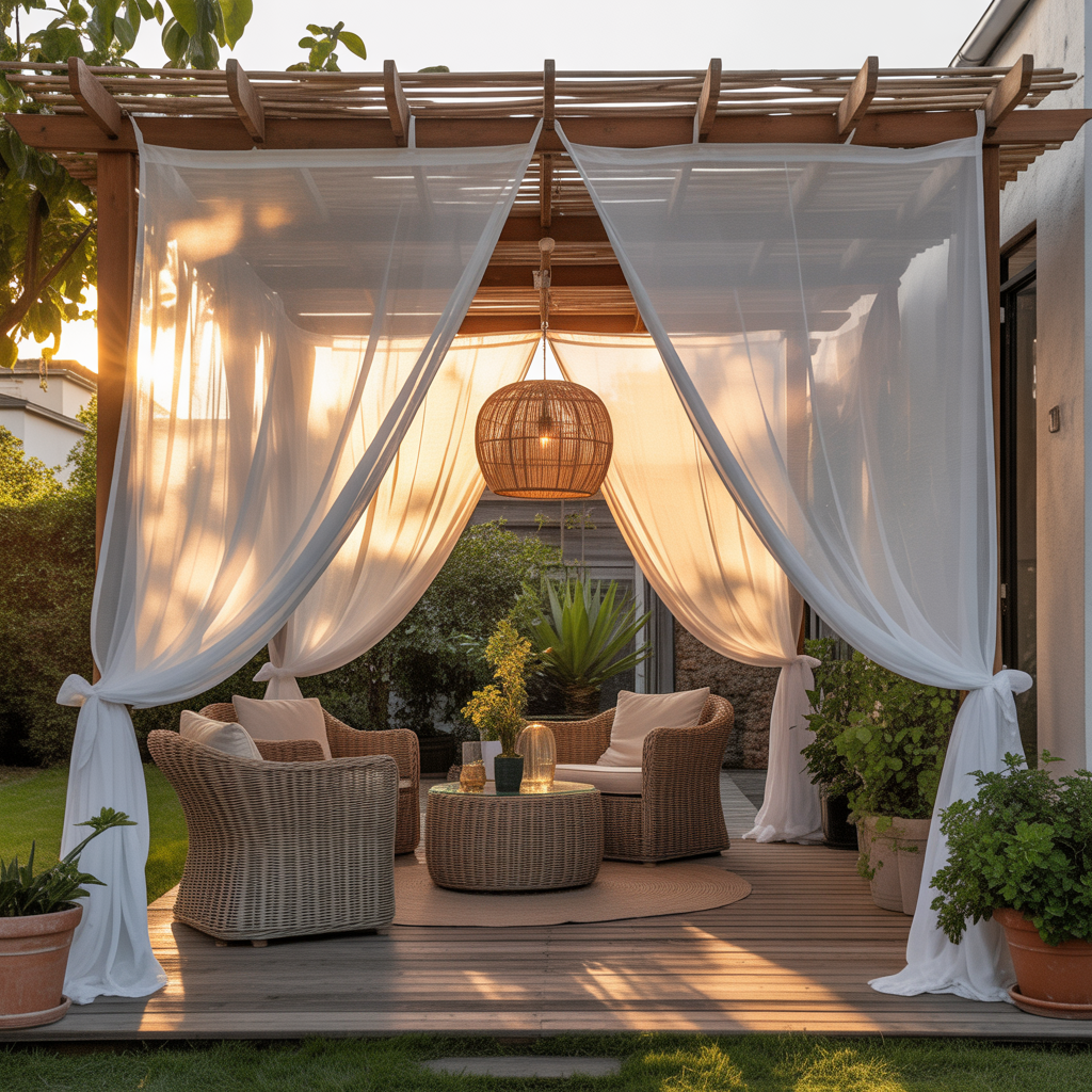 Sheer White Curtains for an Airy Ambiance
