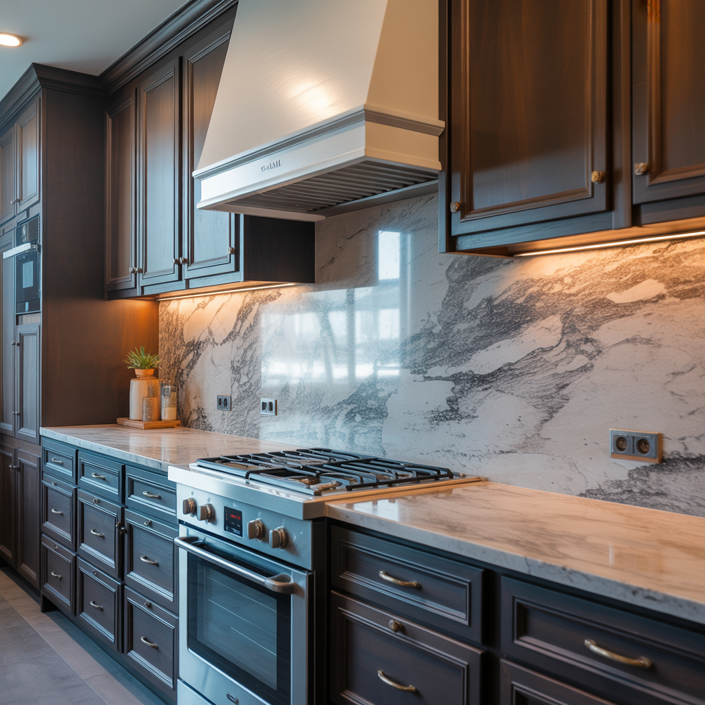 Full Slab Backsplash