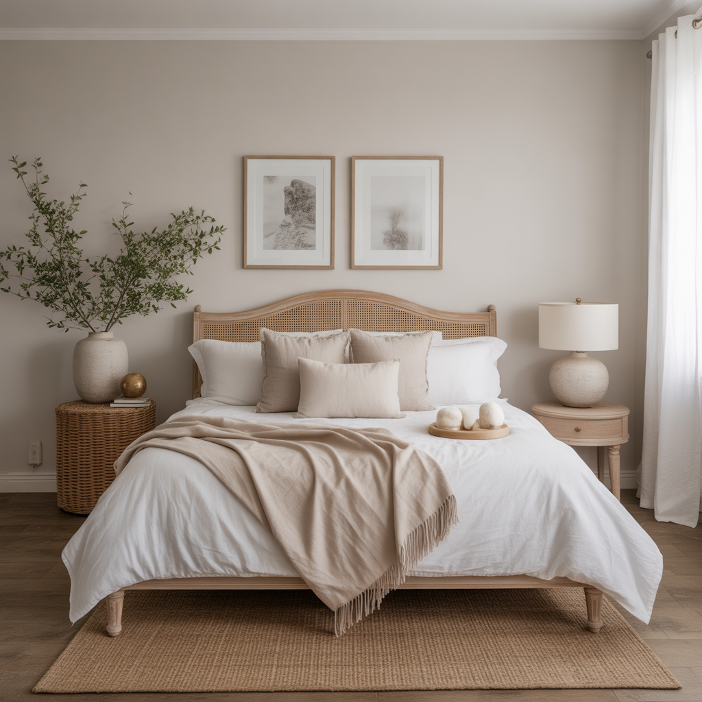 Cozy Winter Bedroom: 20 Beautiful Ideas to Create Warmth and Comfort 14 Soft Neutral Palette for Serenity