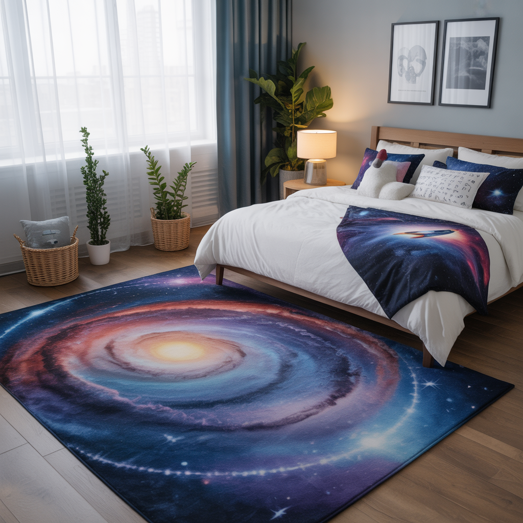 Space-Themed Rugs