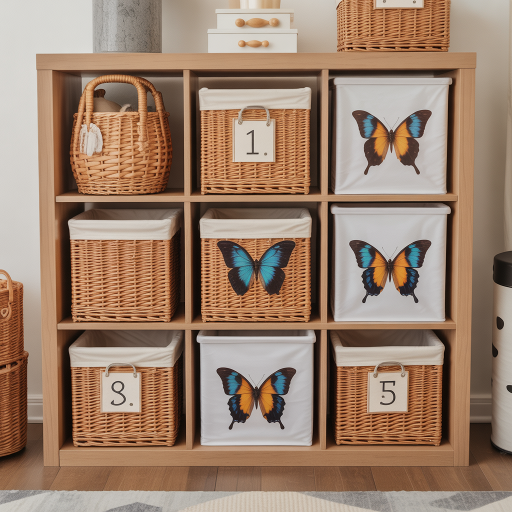 Butterfly Nursery Storage Solutions