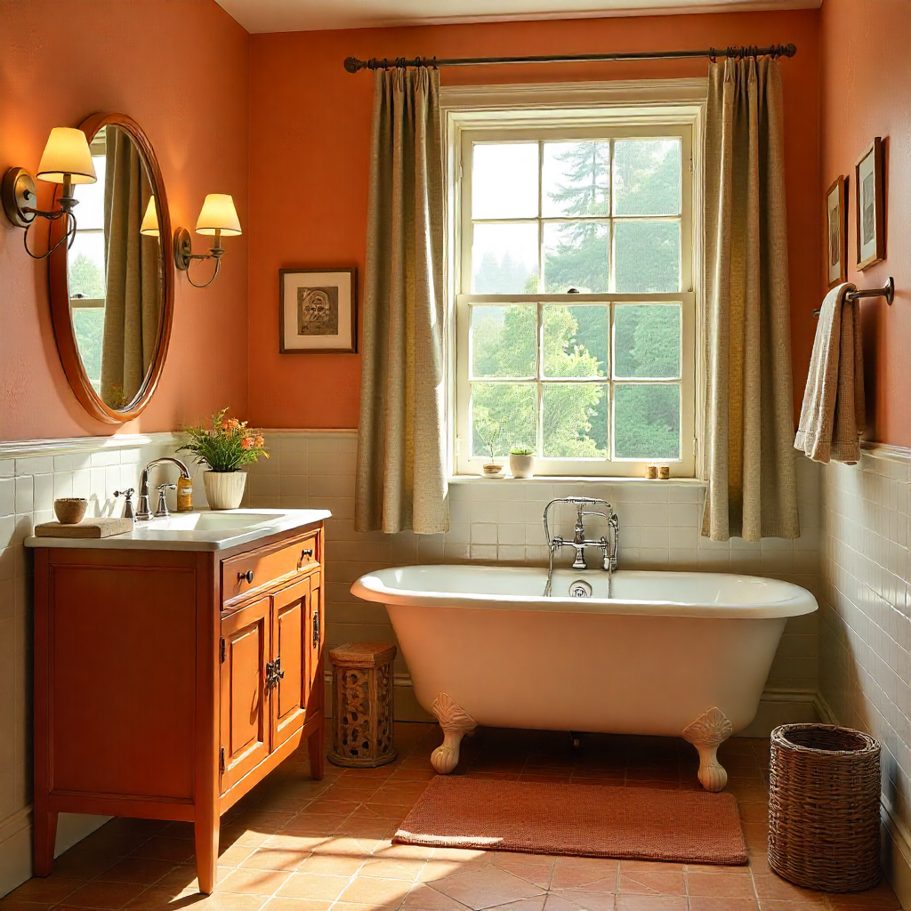 Fun Bathroom Decor: 25 Playful and Creative Ideas 19 Incorporate Retro or Vintage Elements