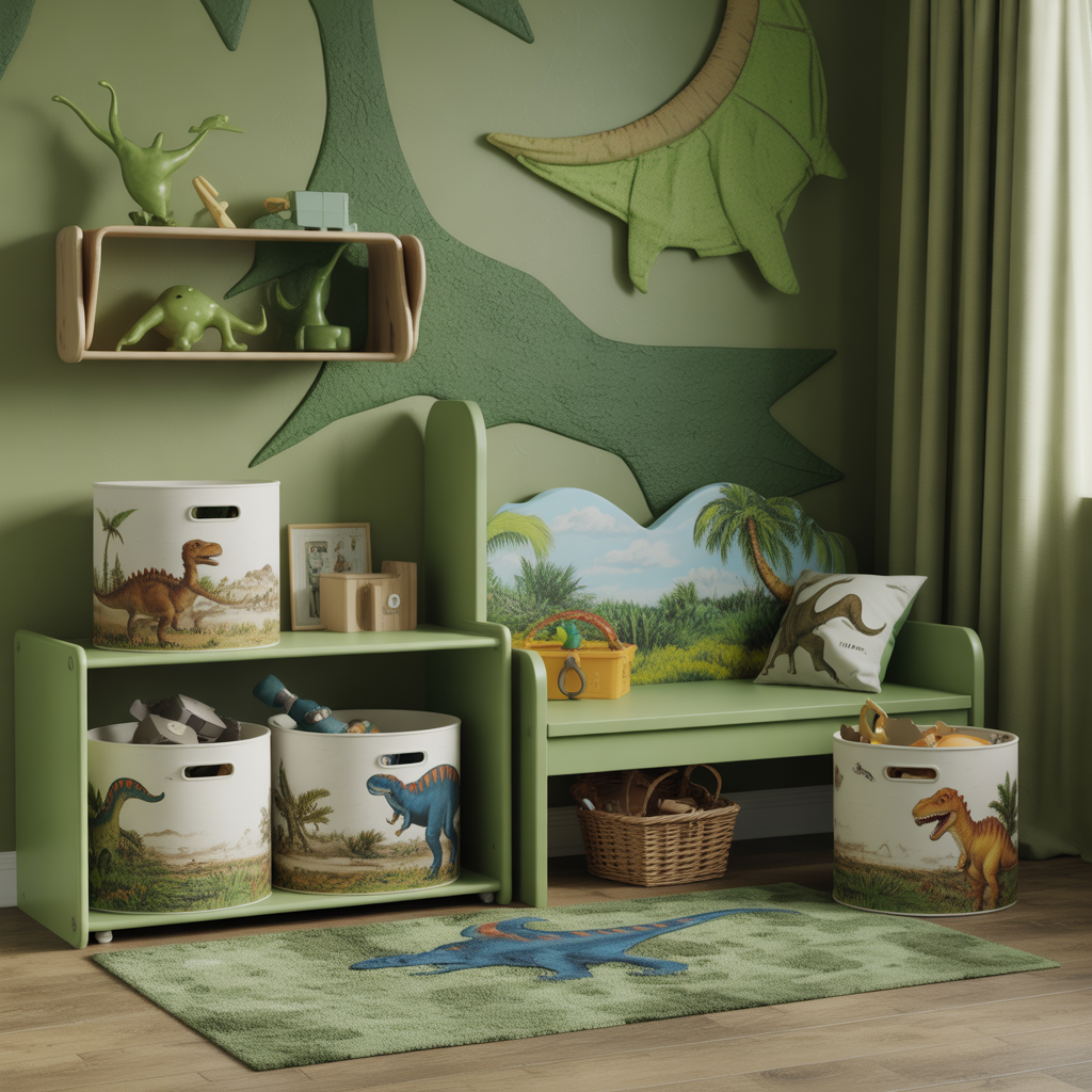 Dino-Themed Storage Solutions