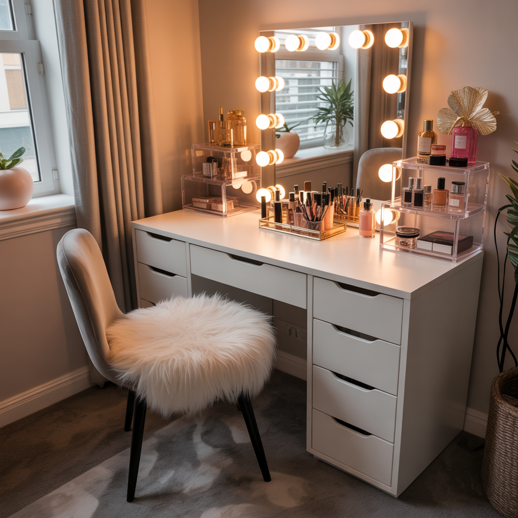 Chic Vanity Setup