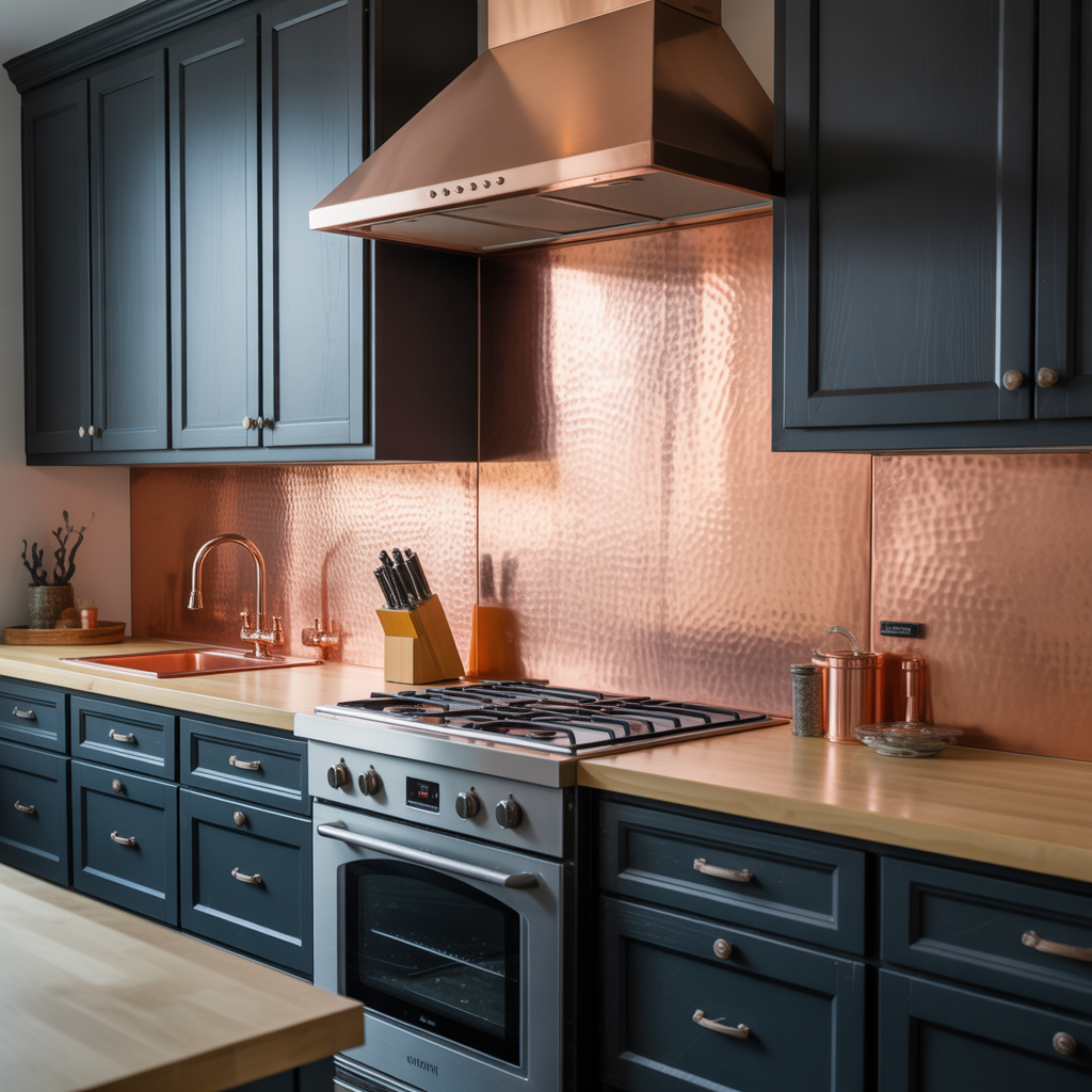 Warm Metallic Accents