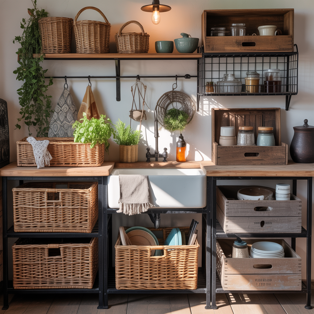 Add Artistic Storage Solutions