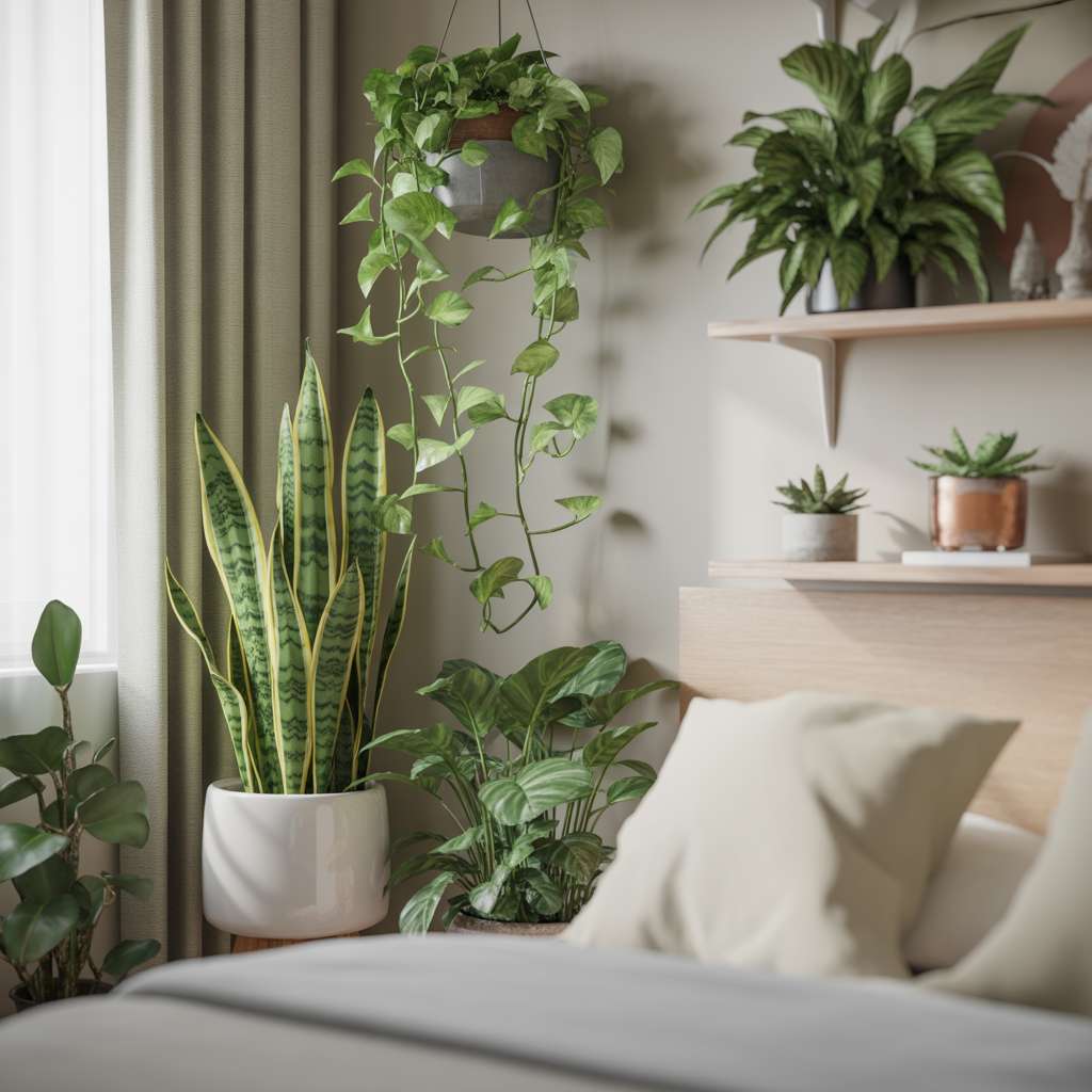 Add Greenery for Freshness and Vibrance