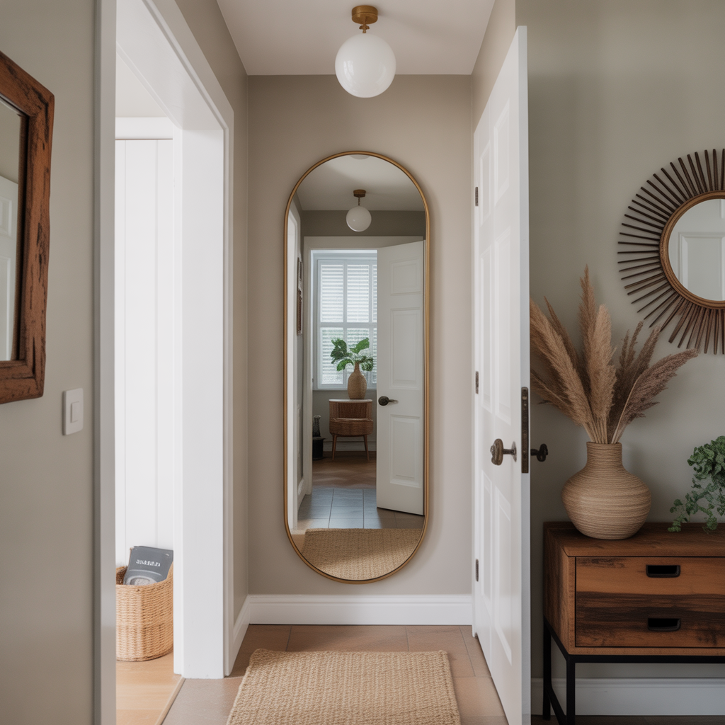 Add a Mirror to Enhance Space and Light