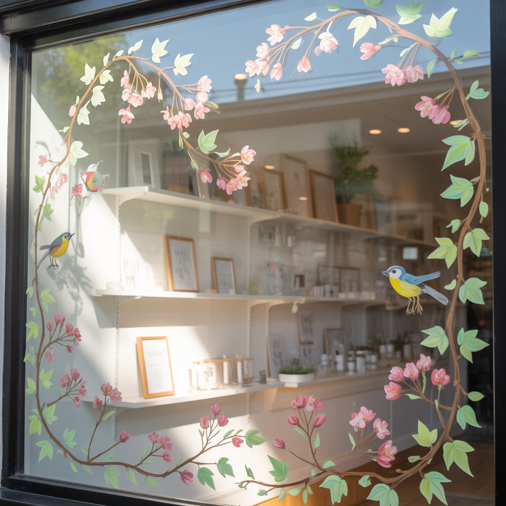Spring Window Display: 16 Stunning Ideas to Attract Customers and Celebrate the Season 15 Artistic Painted Windows