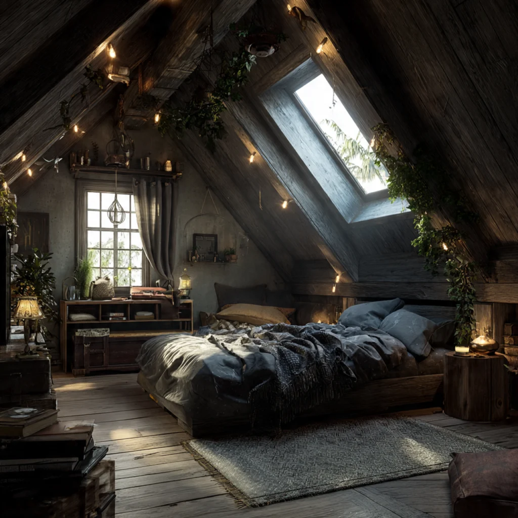 Attic Bedroom with Skylight Magic