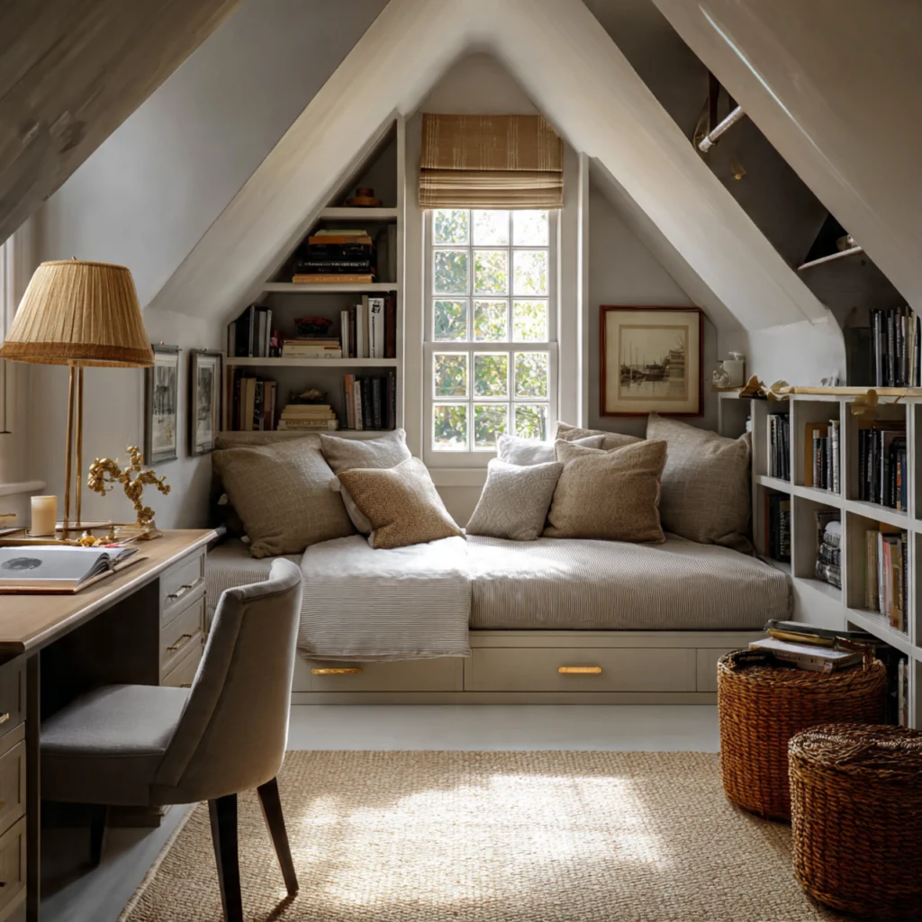 Attic Study and Sleep Combo
