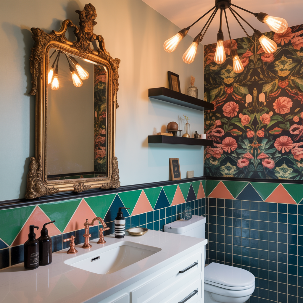 Eclectic Decor: 20 Inspiring Ideas to Master the Art of Creative Home Styling 18 Bathrooms with Eclectic Flair