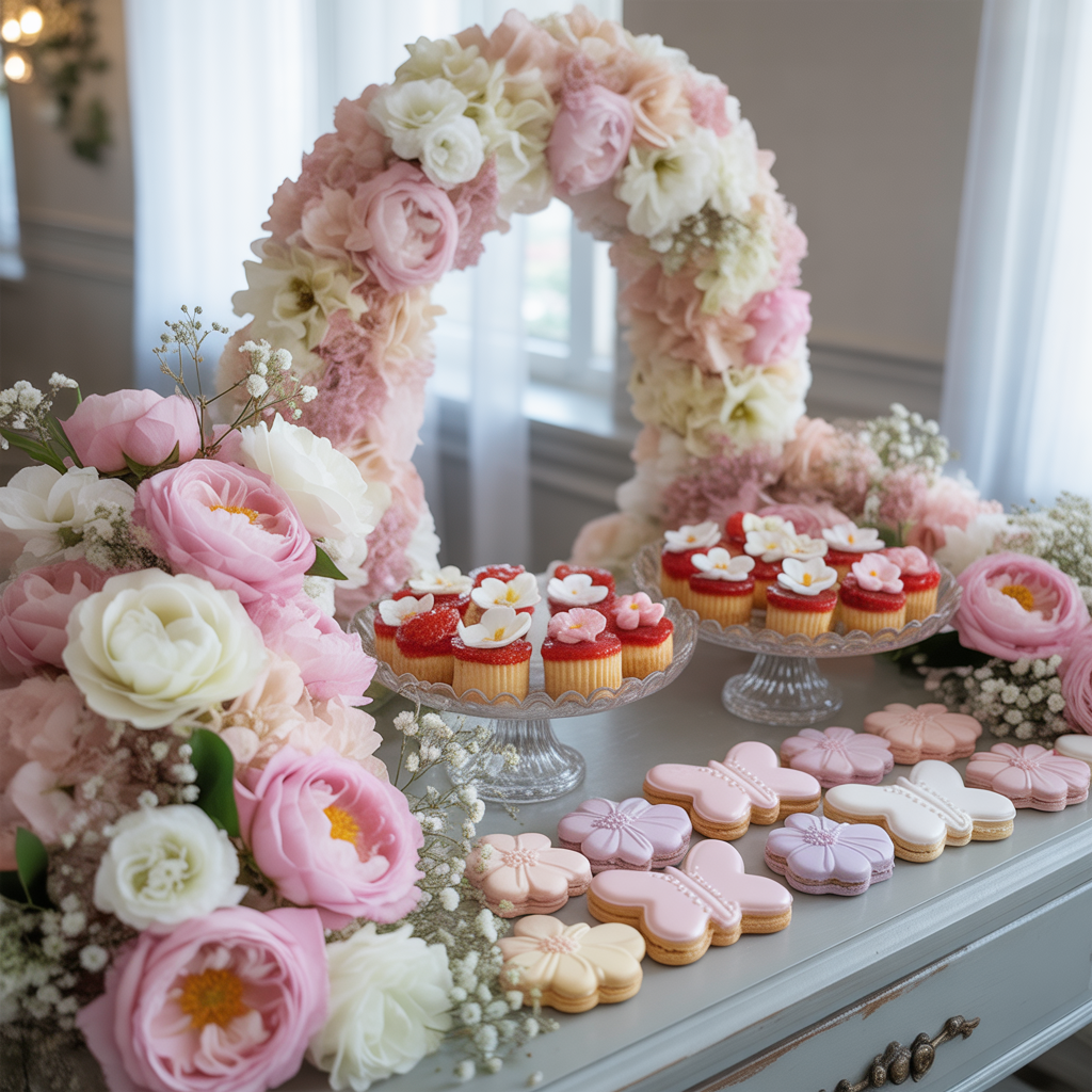 Blooming Dessert Table