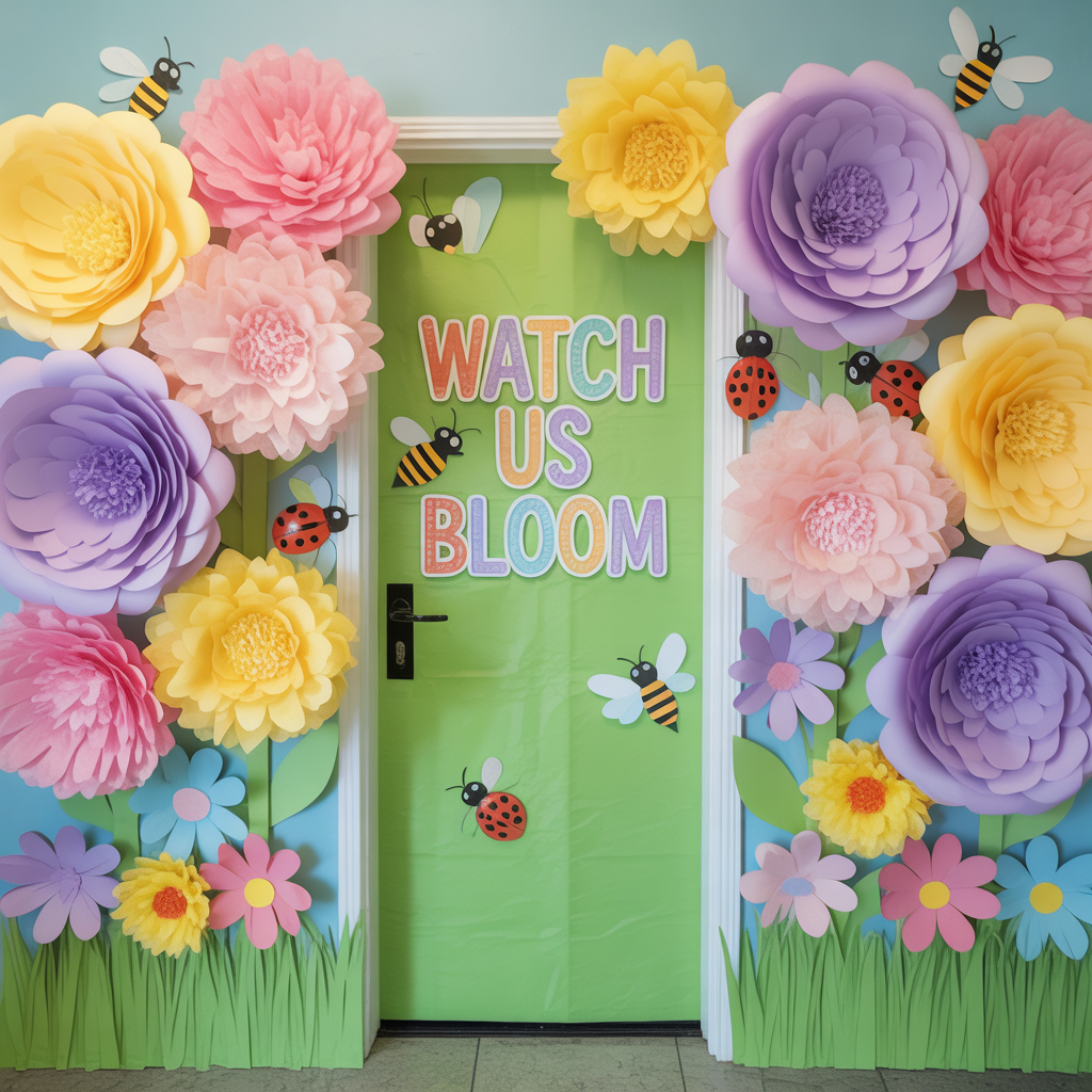 Blooming Garden Door Design