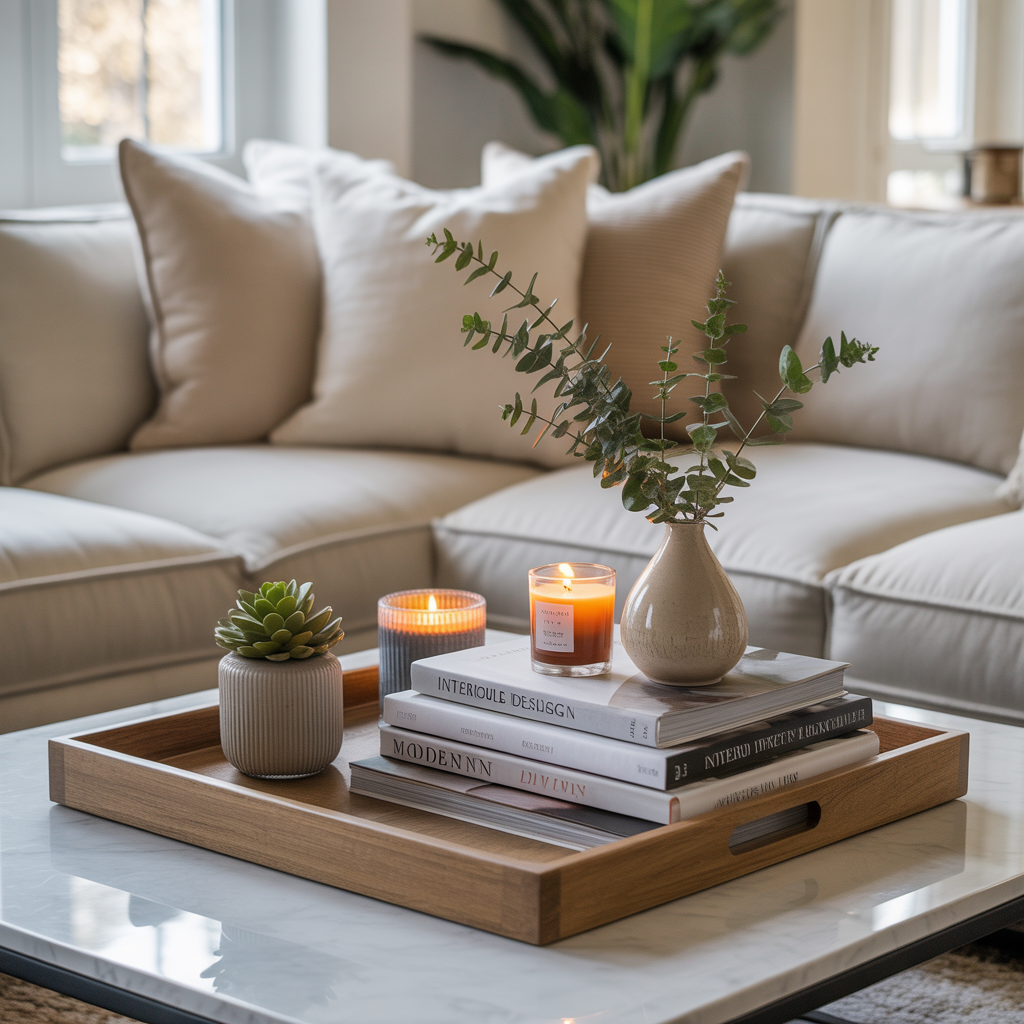 Coffee Table Tray Decor: 15 Captivating Ideas to Elevate Your Living Space 18 Coffee Table Tray Decor