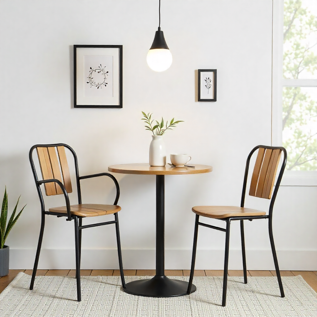 Small Kitchen Dining Area : 14 brilliant Ideas for Functional and Stylish Living 10 Compact Bistro Set for Modern Appeal