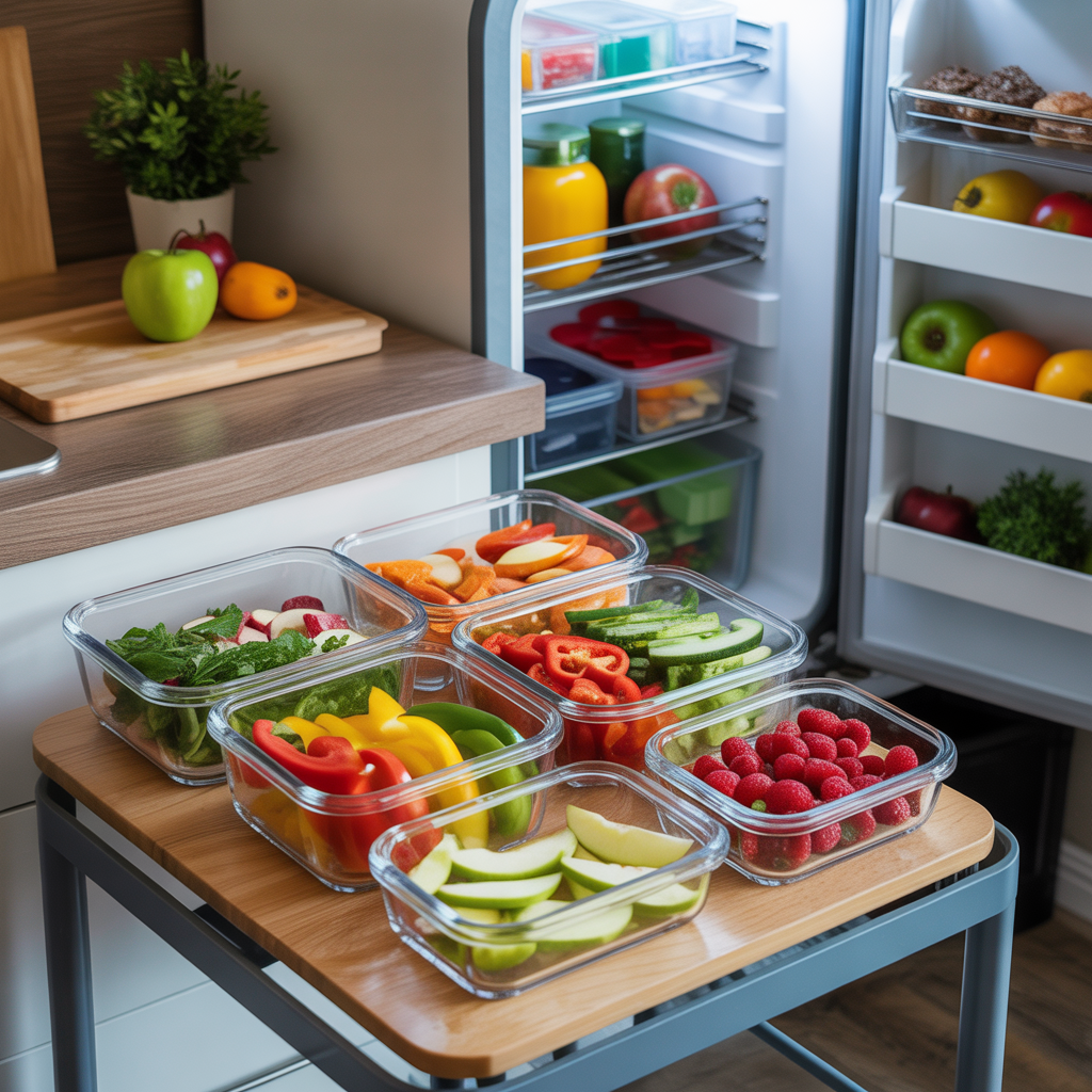 Create a Snack and Meal Prep Zone