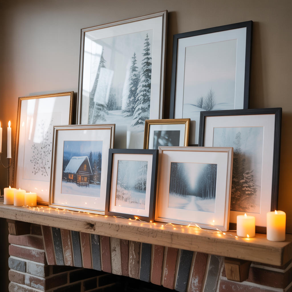Display Winter Artwork or Seasonal Prints
