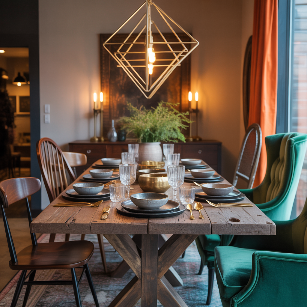 Eclectic Decor: 20 Inspiring Ideas to Master the Art of Creative Home Styling 11 Eclectic Dining Spaces Full of Character