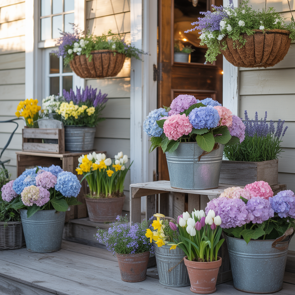 Embrace Nature with Blooming Flower Displays