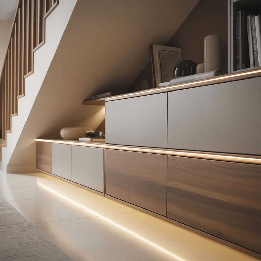 Floating Cabinets and Hidden Storage