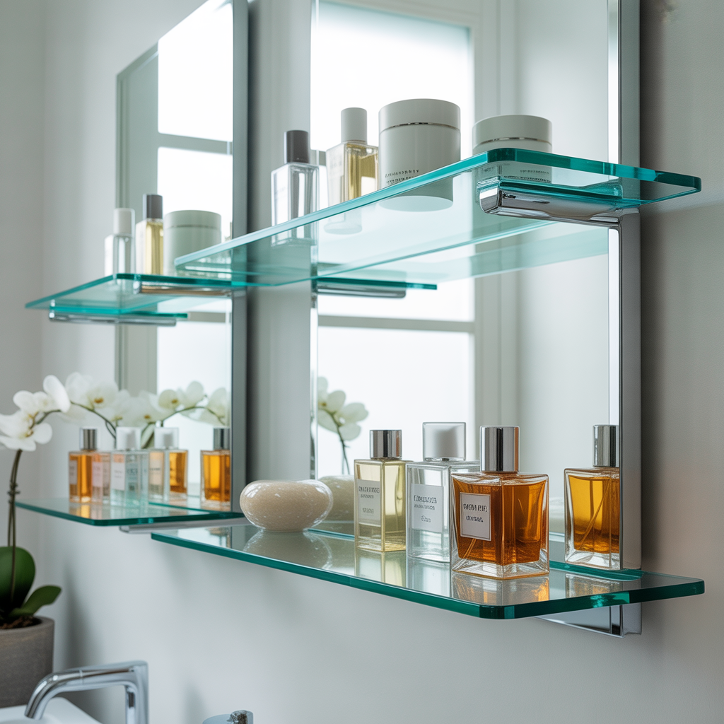 Floating Glass Shelves