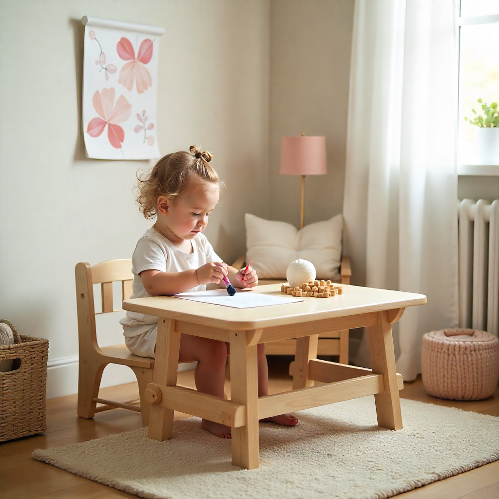 Foldable Play Table for Activities