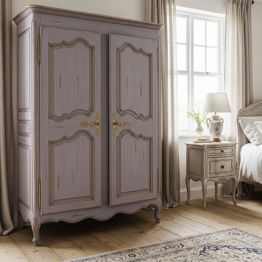 Painted Furniture: 20 Creative Ideas to Transform Your Home 9 French Country Painted Wardrobe