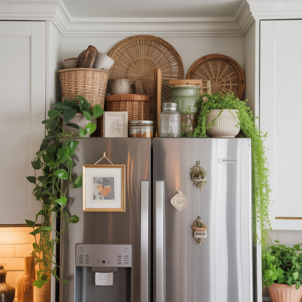 Fridge Top Decor :16 Ideas to Transform an Overlooked Space 2 Fridge Top Decor