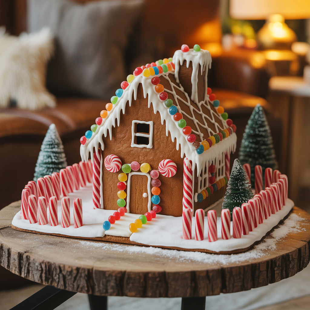 Gingerbread House Centerpiece