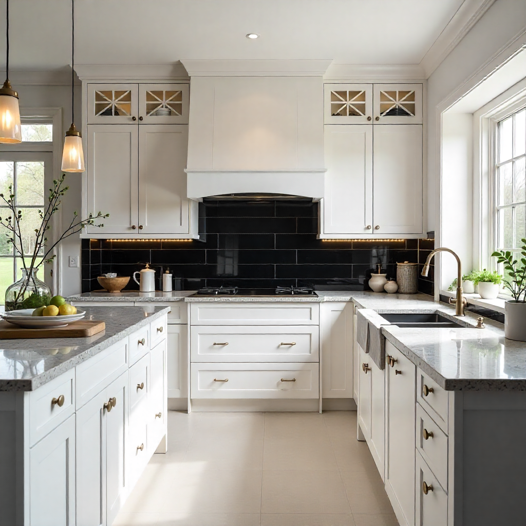Glass Tile Backsplash for a Contemporary Vibe