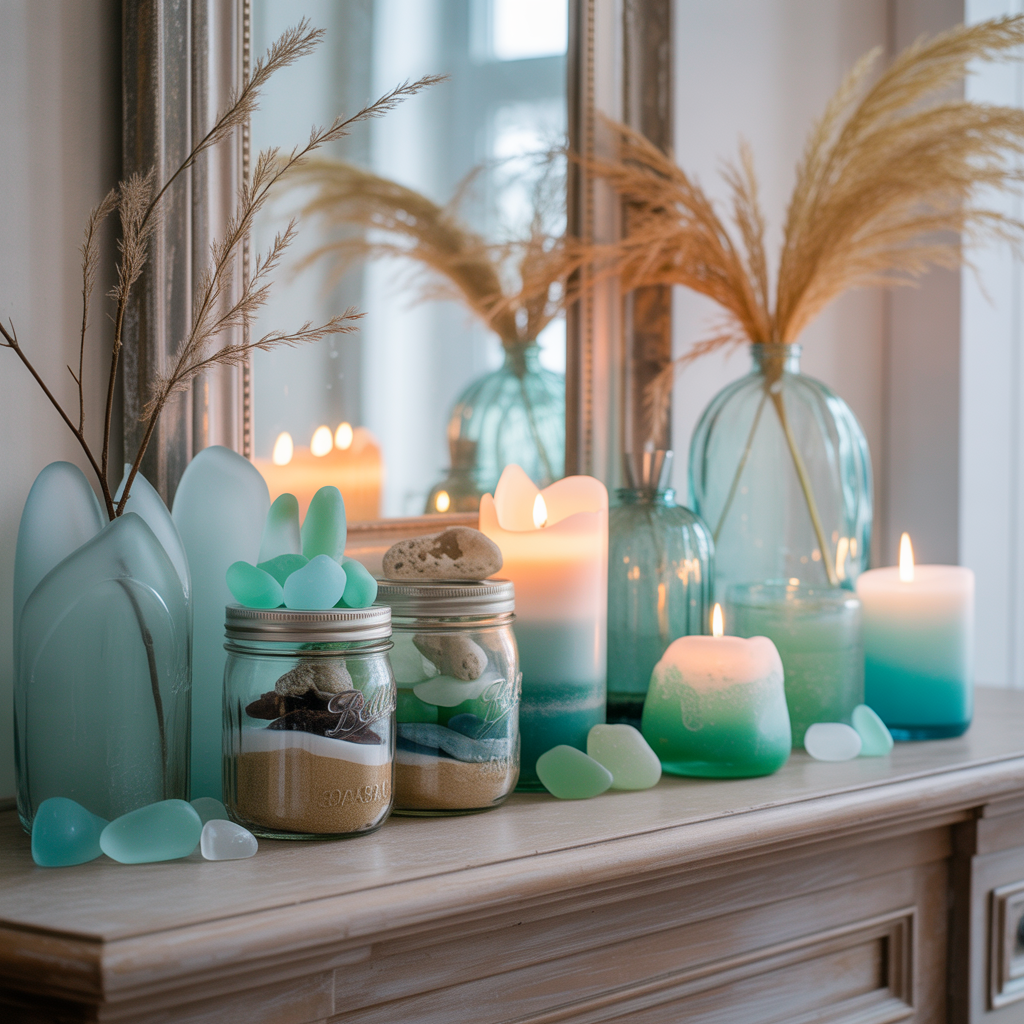 Glass and Sea Glass Elements