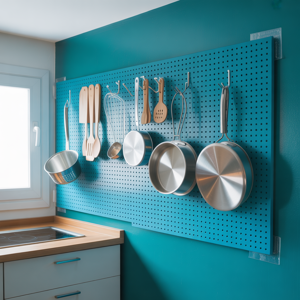 Hang a Pegboard for Versatile Organization