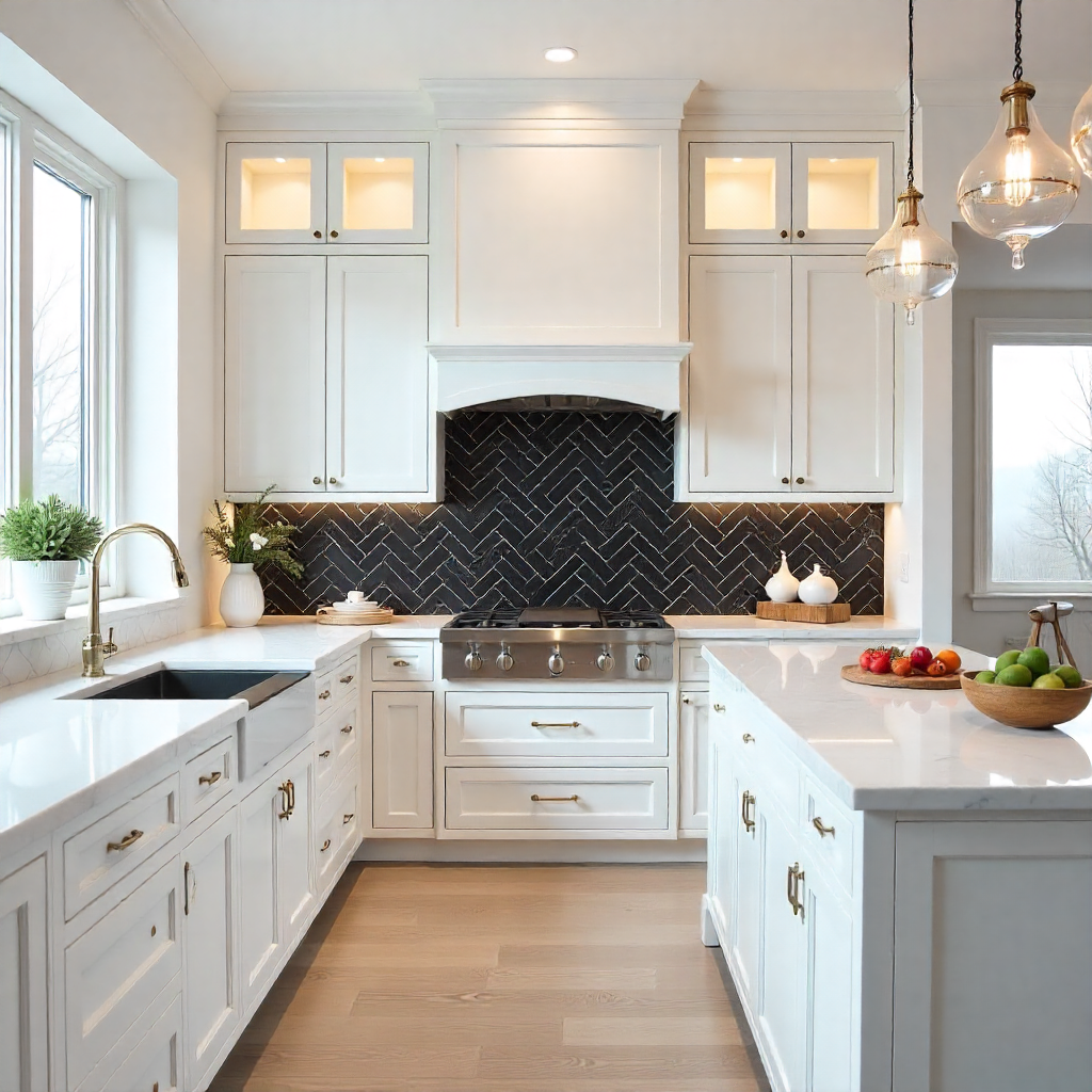 Herringbone Tile for Sophisticated Detail