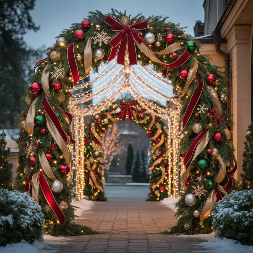 Holiday Archway Entrance