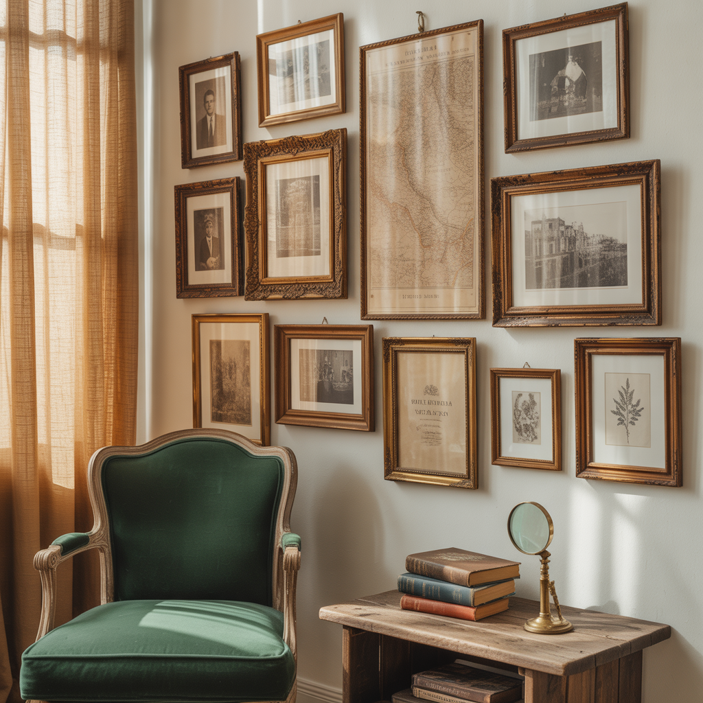 Living Room Gallery Wall: 15 Stunning Living Room Gallery Wall Ideas to Inspire Your Home 15 Include Vintage and Antique Finds