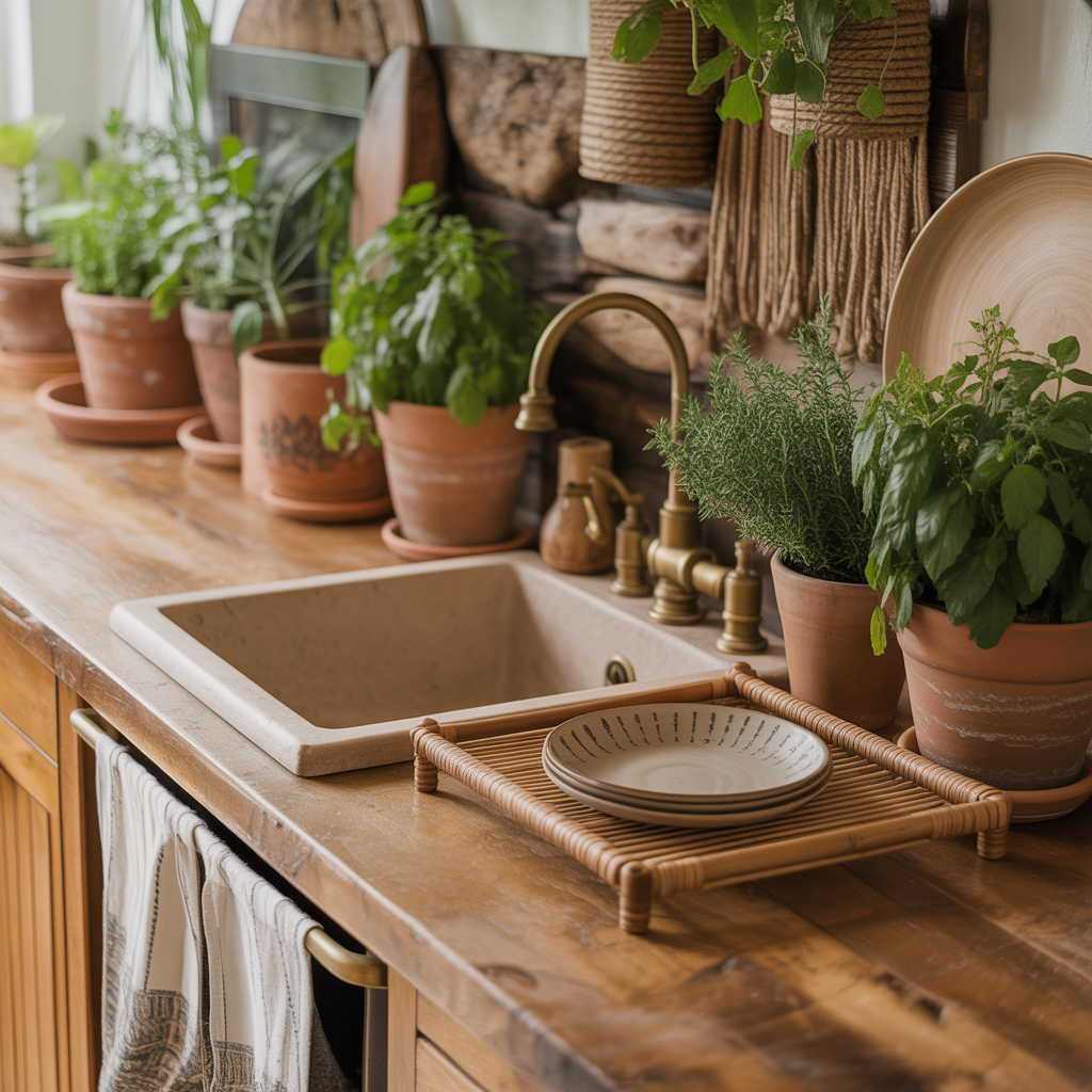 Incorporate Natural Elements and Earthy Materials