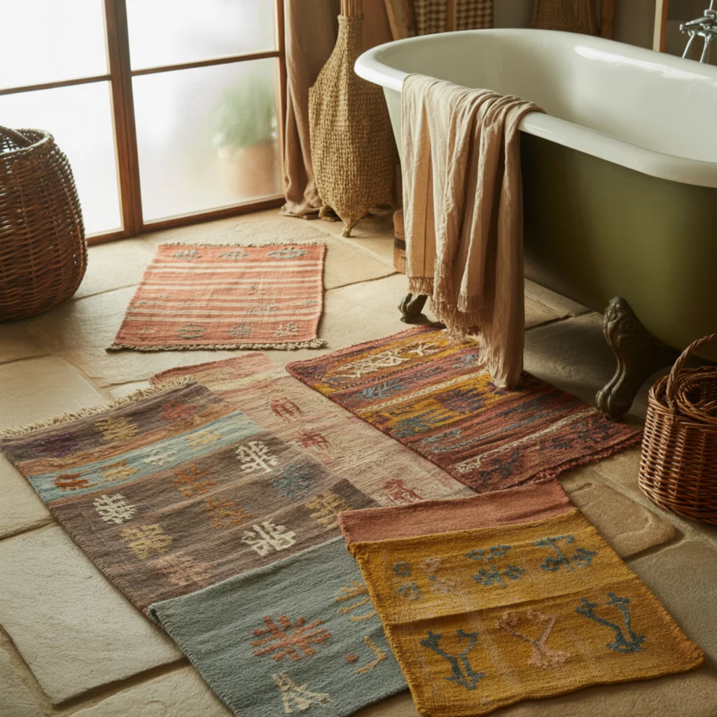 Layered Rugs and Textiles