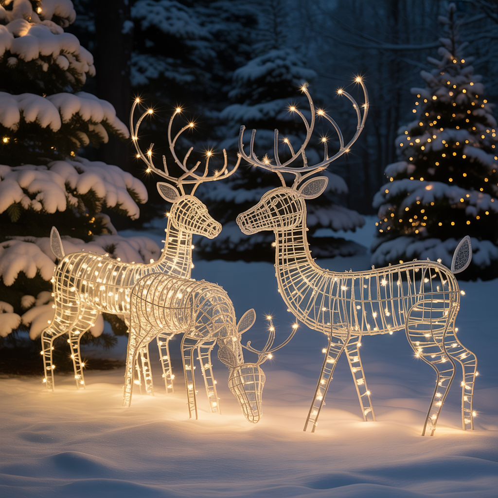 Lighted Reindeer Displays