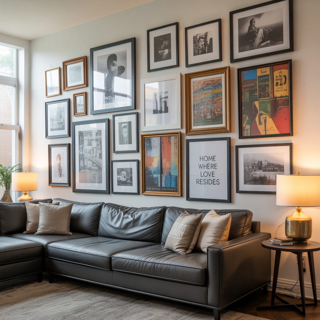Living Room Gallery Wall