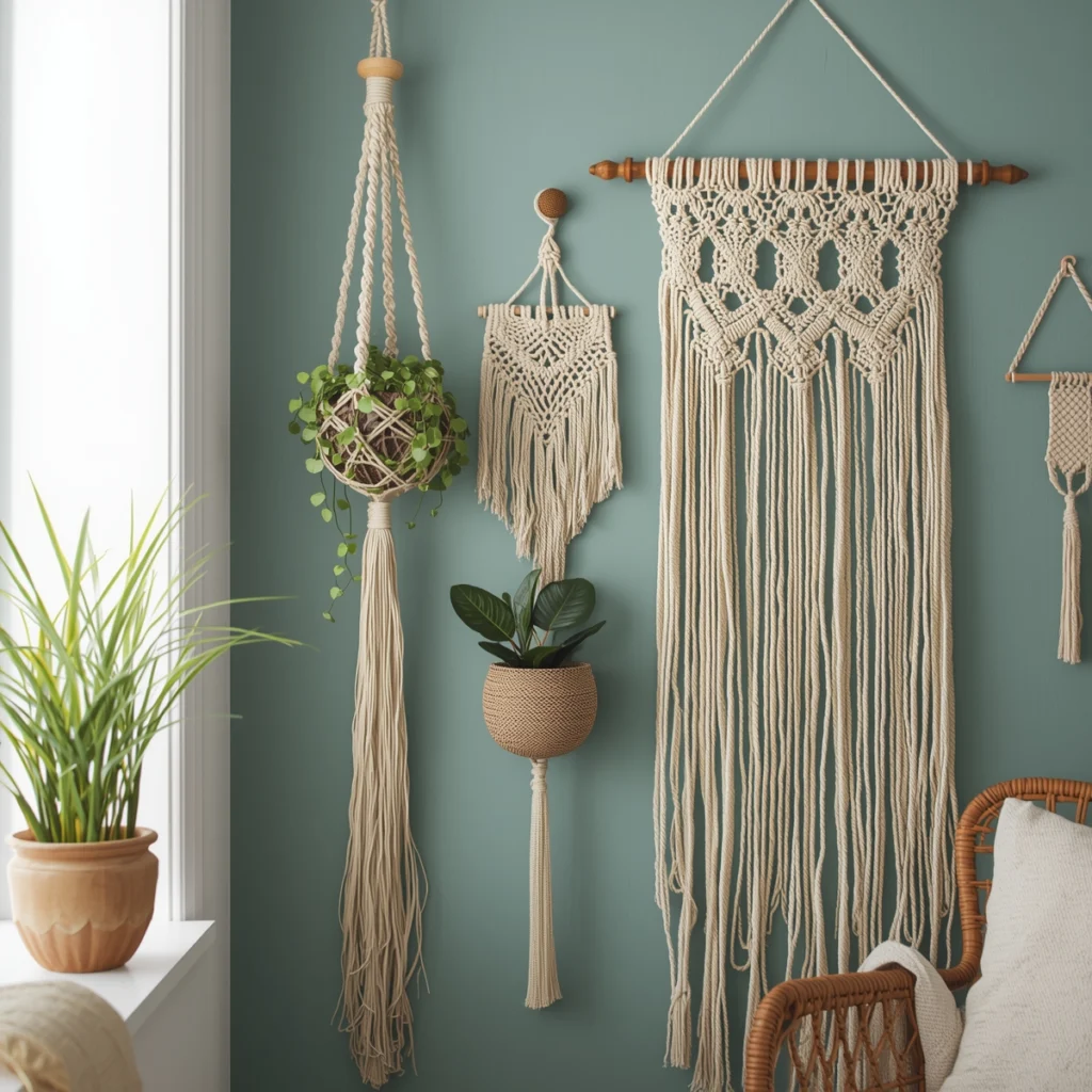 Boho Camper Van Interior: 16 Beautiful Ideas for a Cozy, Free-Spirited Vibe 4 Macrame Details